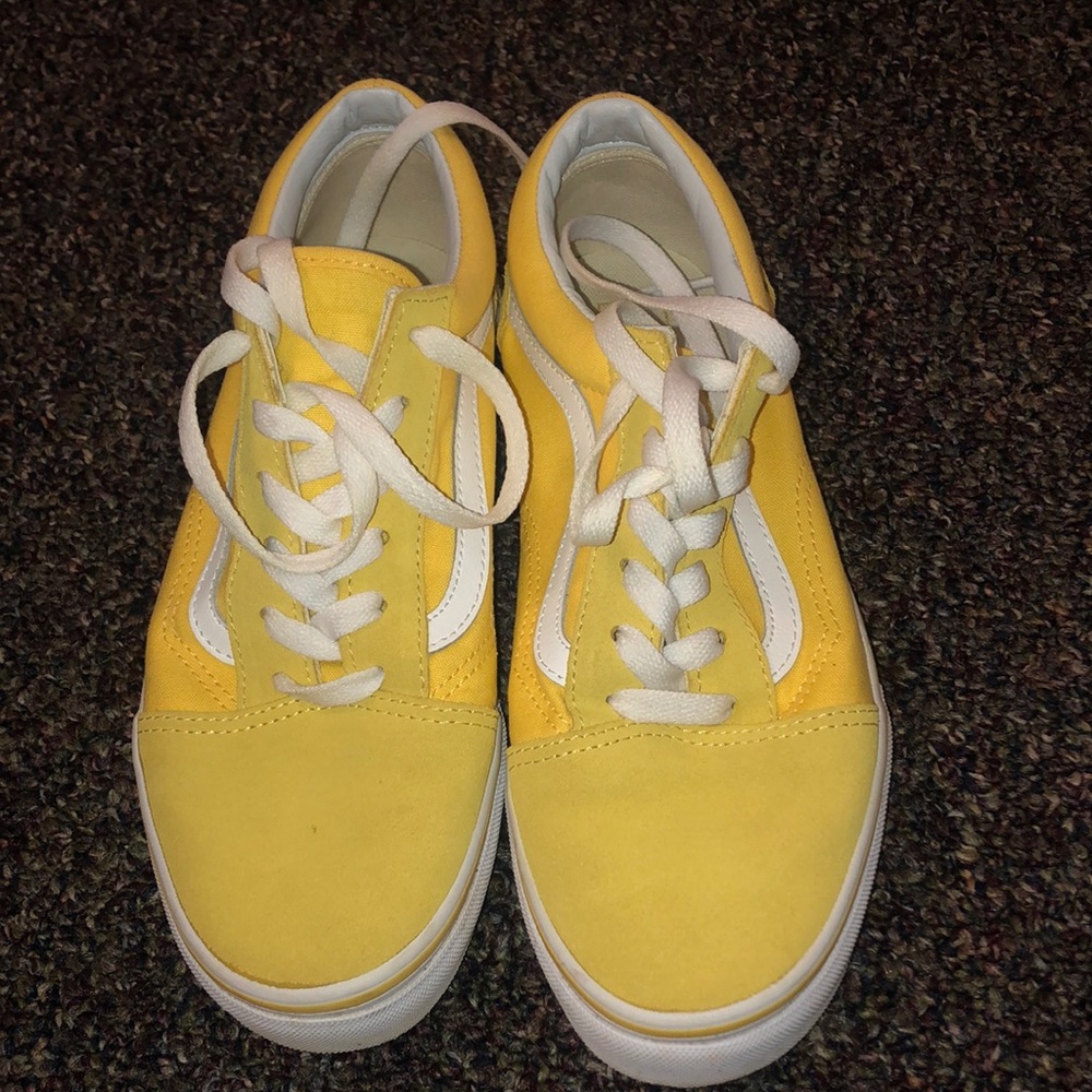 Sunshine yellow Vans